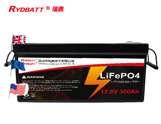 ηλεκτρική μπαταρία εγχώριας ενέργειας LiFePO4 πακέτων μπαταριών ποδηλάτων 12.8V 300AH